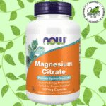 Magnesium Citrate | 120Cap | 400Mg | Now