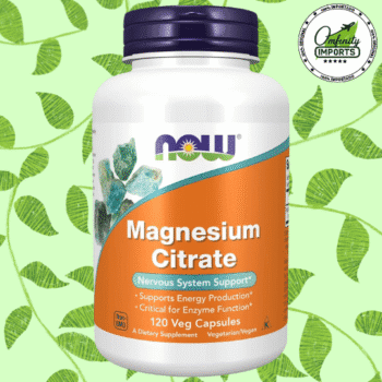 Magnesium Citrate | 120Cap | 400Mg | Now