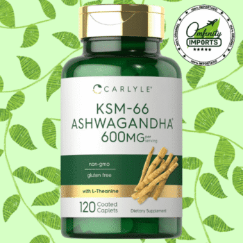 KSM-66 Ashwagandha | 120Cap | 600Mg | Carlyle