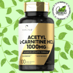Acetly L-Carnite HCL | 100Cap | 1000Mg | Carlyle