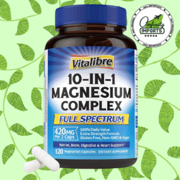 10 En 1 Magnesium Complex | 120Cap | 420Mg | VitaLibre