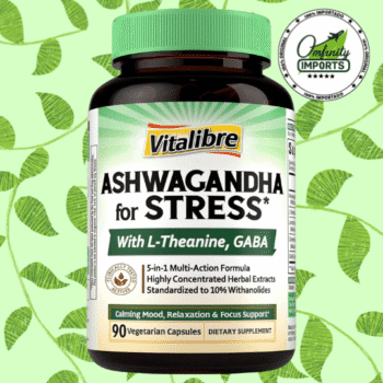 Ashwagandha For Stress | 90Cap | 400Mg | VitaLibre