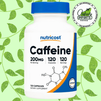 Caffeine | 120Cap | 200Mg | Nutricost