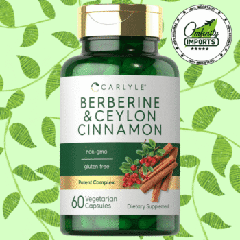 Berberine & Ceylon Cinnamon | 60Cap | 2000Mg | Carlyle