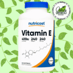Vitamin E | 240Softgels | 400Ui | Nutricost