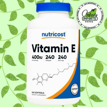 Vitamin E | 240Softgels | 400Ui | Nutricost