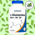 L-Glutamine | 180Cap | 800Mg | Nutricost