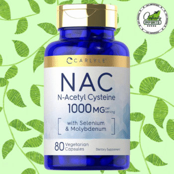 Nac N-Acetly Cysteine | 80Cap | 1000Mg | Carlyle