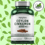 Ceylon Cinnamon | 135Cap | 6000Mg | Piping Rock