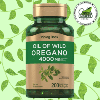 Oil of Wild Oregano | 200Softgels | 4000Mg | Piping Rock