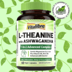 L-Theanine with Ashwagandha | 60Cap | 230Mg | VitaLibre