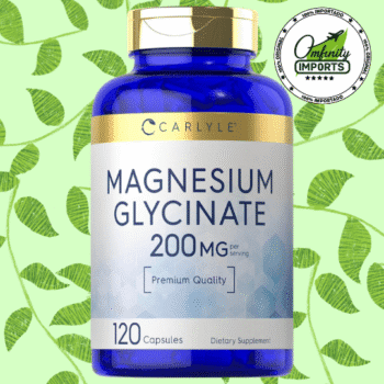 Magnesium Glycinate | 120Cap | 200Mg | Carlyle