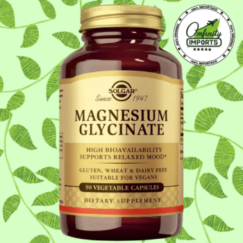 Magnesium Glycinate | 90Cap | 120Mg | Solgar