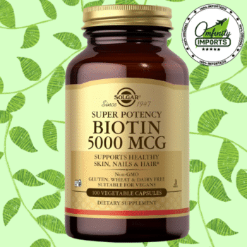 Biotin | 100Cap | 5000Mcg | Solgar