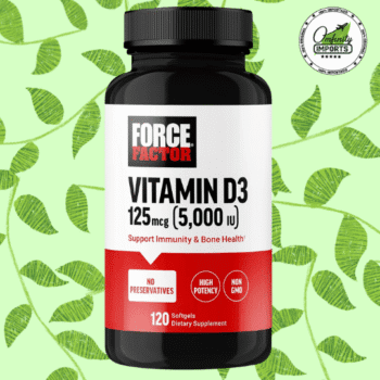 Vitamina D3 | 120Softgels | 125Mcg | Force Factor
